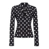 PINKO Black Viscose Women Blazer PINKO