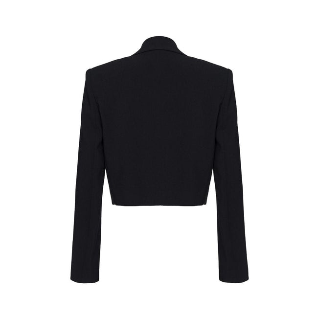 PINKO Black Polyester Women Blazer PINKO