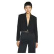 PINKO Black Polyester Women Blazer PINKO