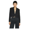 PINKO Black Polyester Women Blazer PINKO