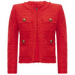 Balmain Red Wool Women Blazer Balmain