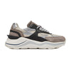 D.A.T.E Beige Leather Sneaker D.A.T.E