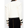 Balmain White Viscose Women Blazer Balmain