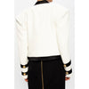 Balmain White Viscose Women Blazer Balmain