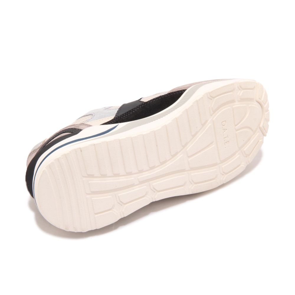 D.A.T.E Beige Leather Sneaker D.A.T.E