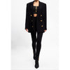 Balmain Black Viscose Women Blazer Balmain