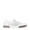 Dolce & Gabbana White Leather Low Tops Dolce & Gabbana