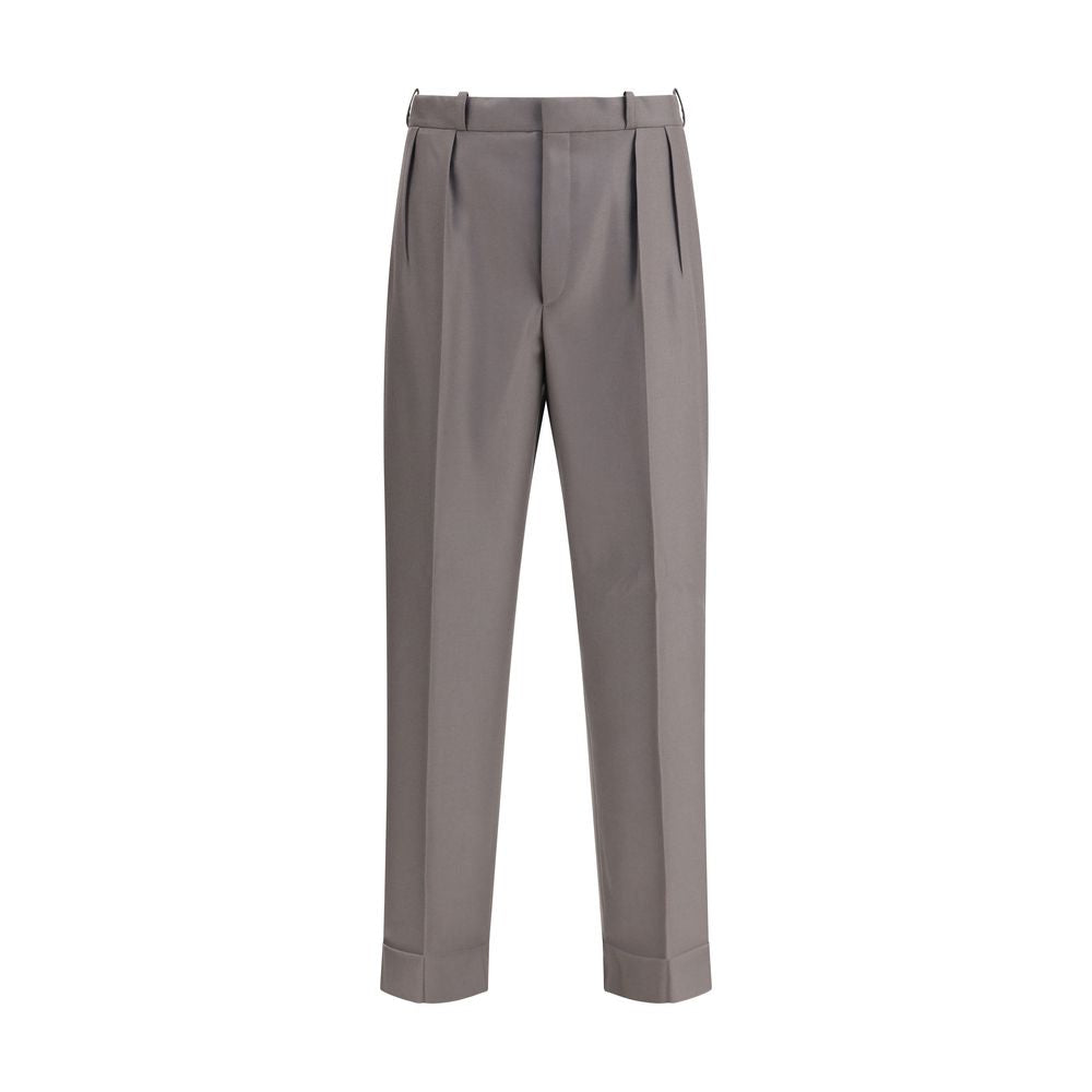 Margiela Green Wool Trousers Margiela