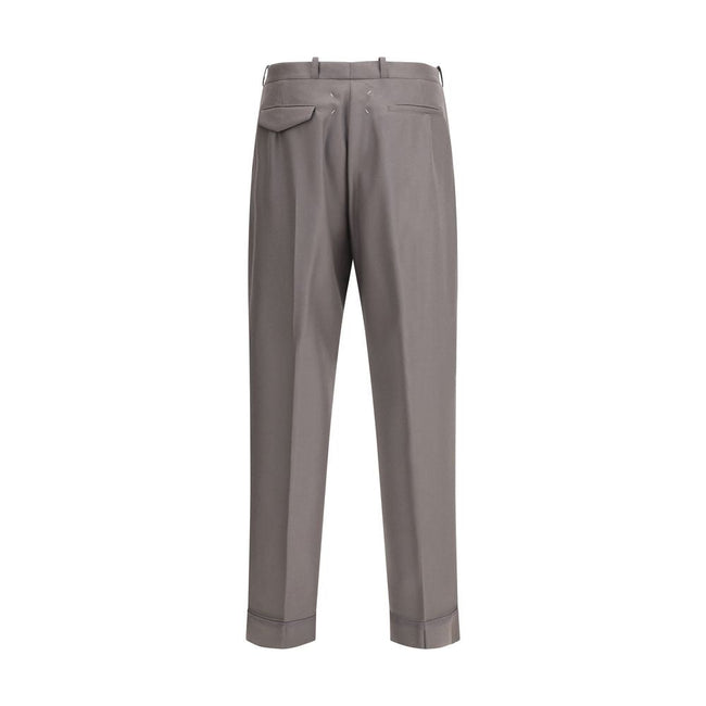 Margiela Green Wool Trousers Margiela