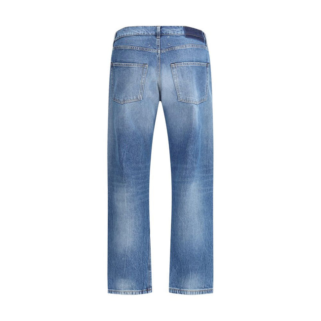 Margiela Blue Cotton Jeans Margiela