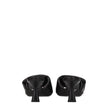 Prada Black Leather Platforms Prada
