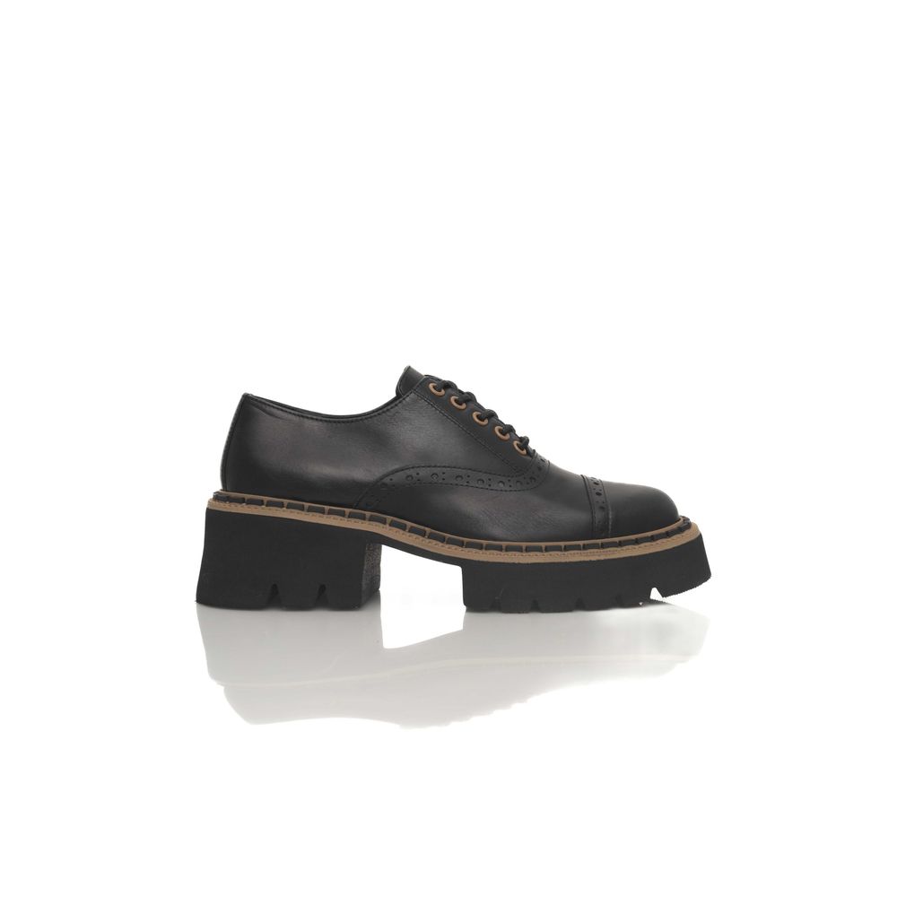 Cerruti 1881 Black Cowhide Women's Shoe Cerruti 1881