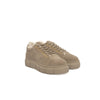 Cerruti 1881 Beige Calfskin Women Platform Sneaker Cerruti 1881