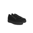 Cerruti 1881 Black Calfskin Women Sneaker Cerruti 1881