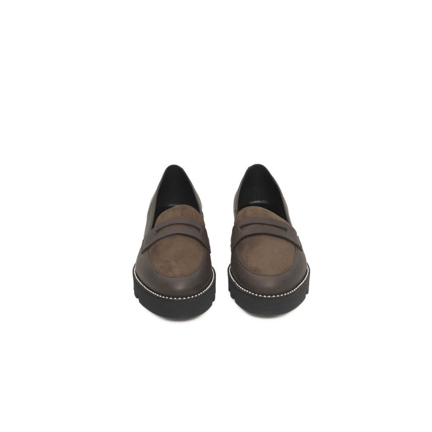 Cerruti 1881 Brown Cowhide Women's Loafer Cerruti 1881
