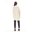 Alpha Studio White Alpaca Women Cardigan Alpha Studio