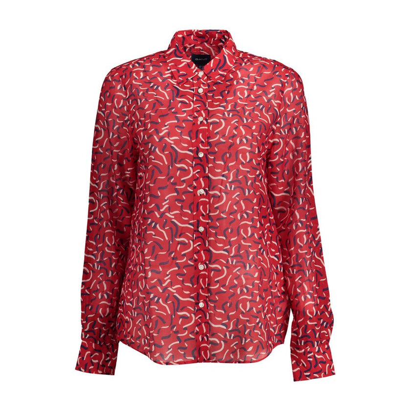 Gant Red Cotton Shirt Gant