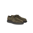 Cerruti 1881 Green Calfskin Men Derby Shoe Cerruti 1881