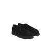 Cerruti 1881 Black Calfskin Men Derby Shoe Cerruti 1881