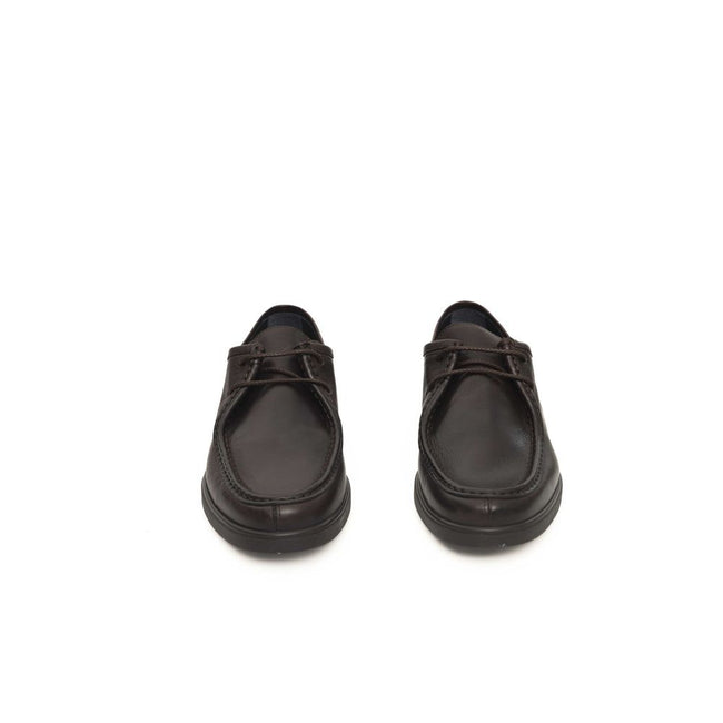 Cerruti 1881 Brown Cowhide Men Derby Shoe Cerruti 1881