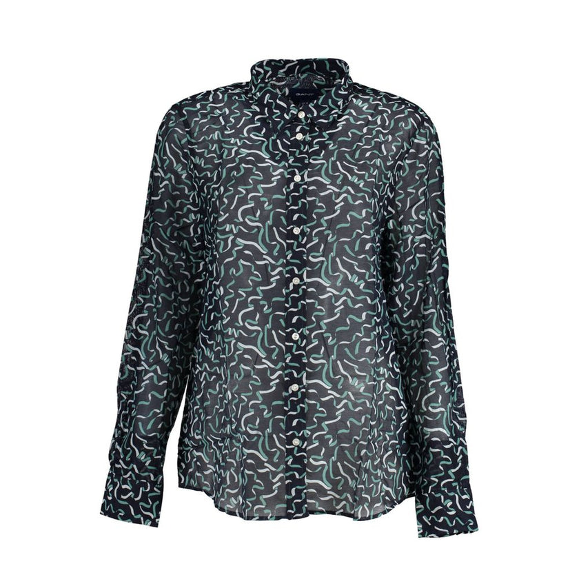 Gant Blu Cotton Women Shirt Gant