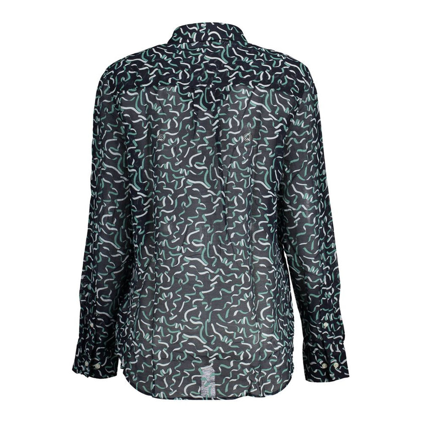Gant Blu Cotton Women Shirt Gant
