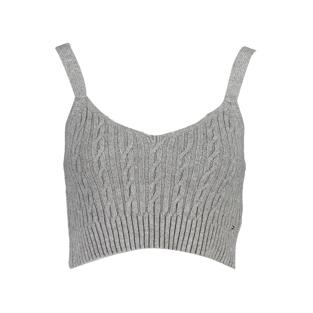 Tommy Hilfiger Gray Cotton Shirt Tommy Hilfiger