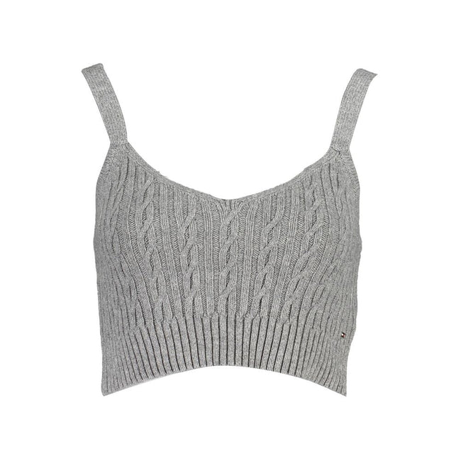 Tommy Hilfiger Gray Cotton Shirt Tommy Hilfiger