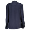 Tommy Hilfiger Blue Viscose Shirt Tommy Hilfiger