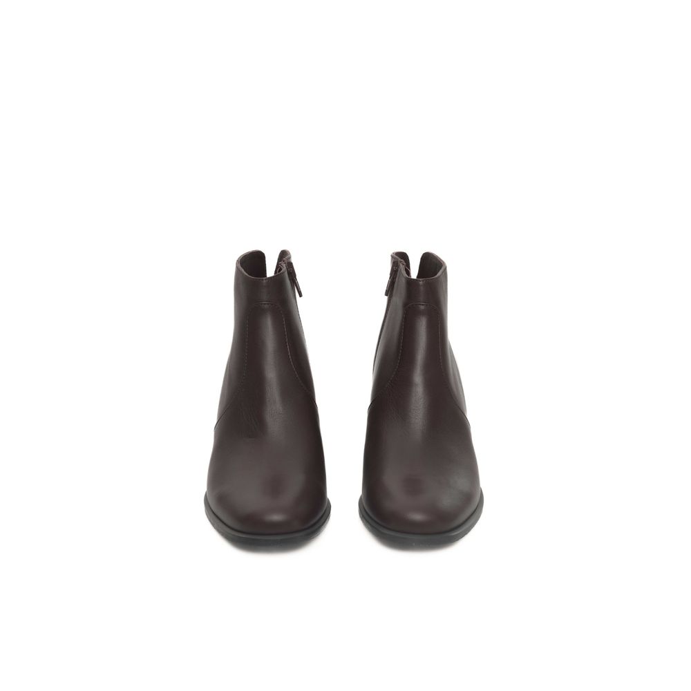 Cerruti 1881 Burgundy Cowhide Women Boot Cerruti 1881