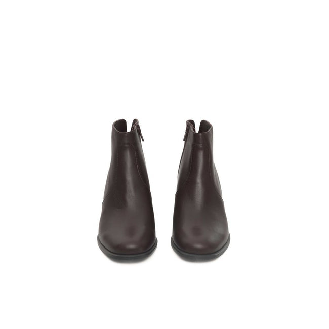 Cerruti 1881 Burgundy Cowhide Women Boot Cerruti 1881
