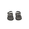 Cerruti 1881 Black Leather Men Sandal Cerruti 1881