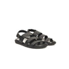 Cerruti 1881 Black Leather Men Sandal Cerruti 1881