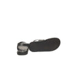 Cerruti 1881 Black Leather Men Sandal Cerruti 1881