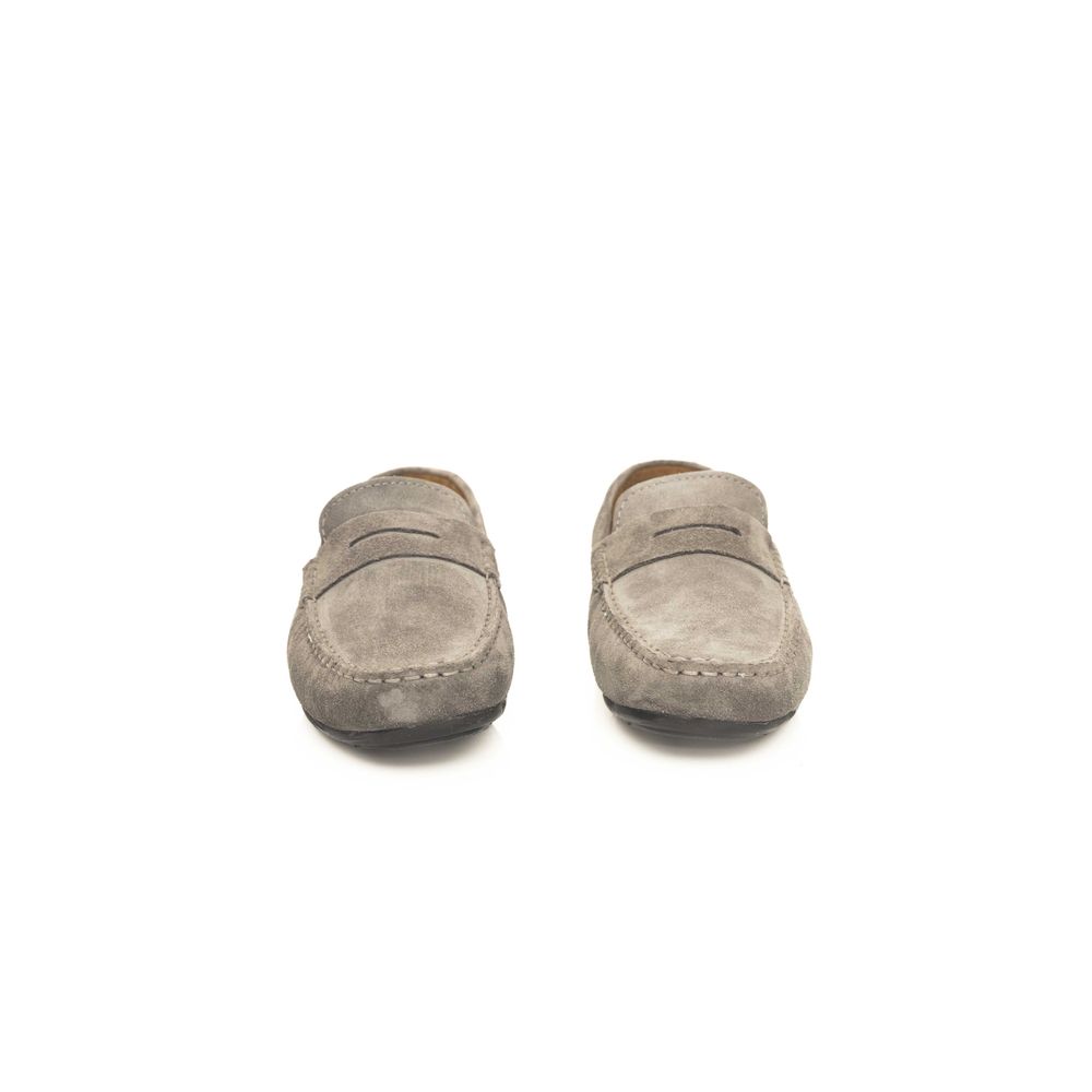 Cerruti 1881 Gray Cowhide Men's Loafer Cerruti 1881