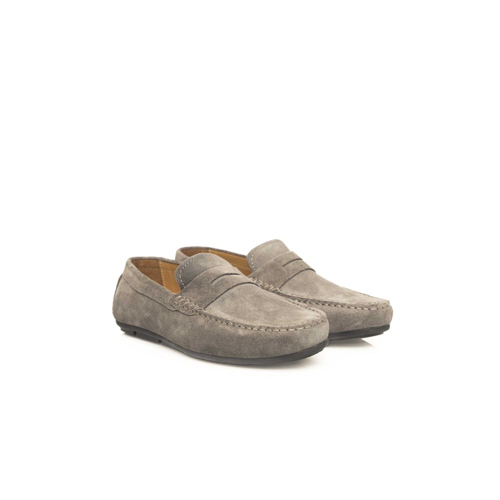 Cerruti 1881 Gray Cowhide Men's Loafer Cerruti 1881