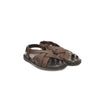 Cerruti 1881 Brown Leather Men Sandal Cerruti 1881