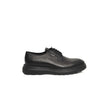 Cerruti 1881 Black Calfskin Men Derby Shoe Cerruti 1881