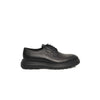Cerruti 1881 Black Calfskin Men Derby Shoe Cerruti 1881