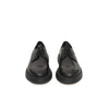 Cerruti 1881 Black Calfskin Men Derby Shoe Cerruti 1881