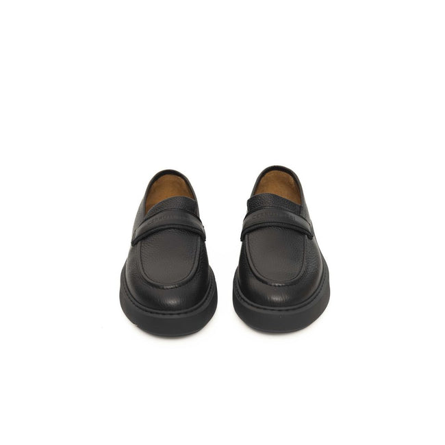 Cerruti 1881 Black Leather Men's Loafer Cerruti 1881