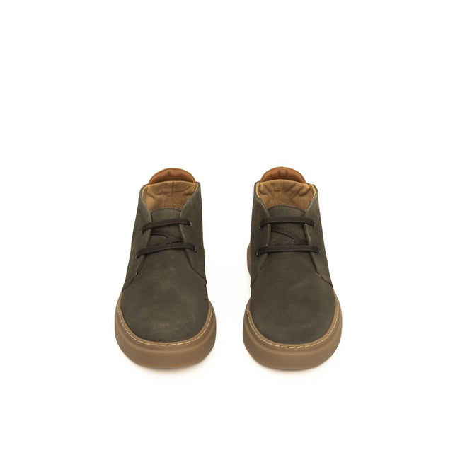 Cerruti 1881 Green Cowhide Men Boot Cerruti 1881