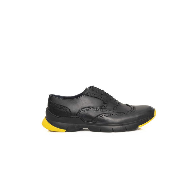Cerruti 1881 Gray Cowhide Men's Oxford Shoe Cerruti 1881