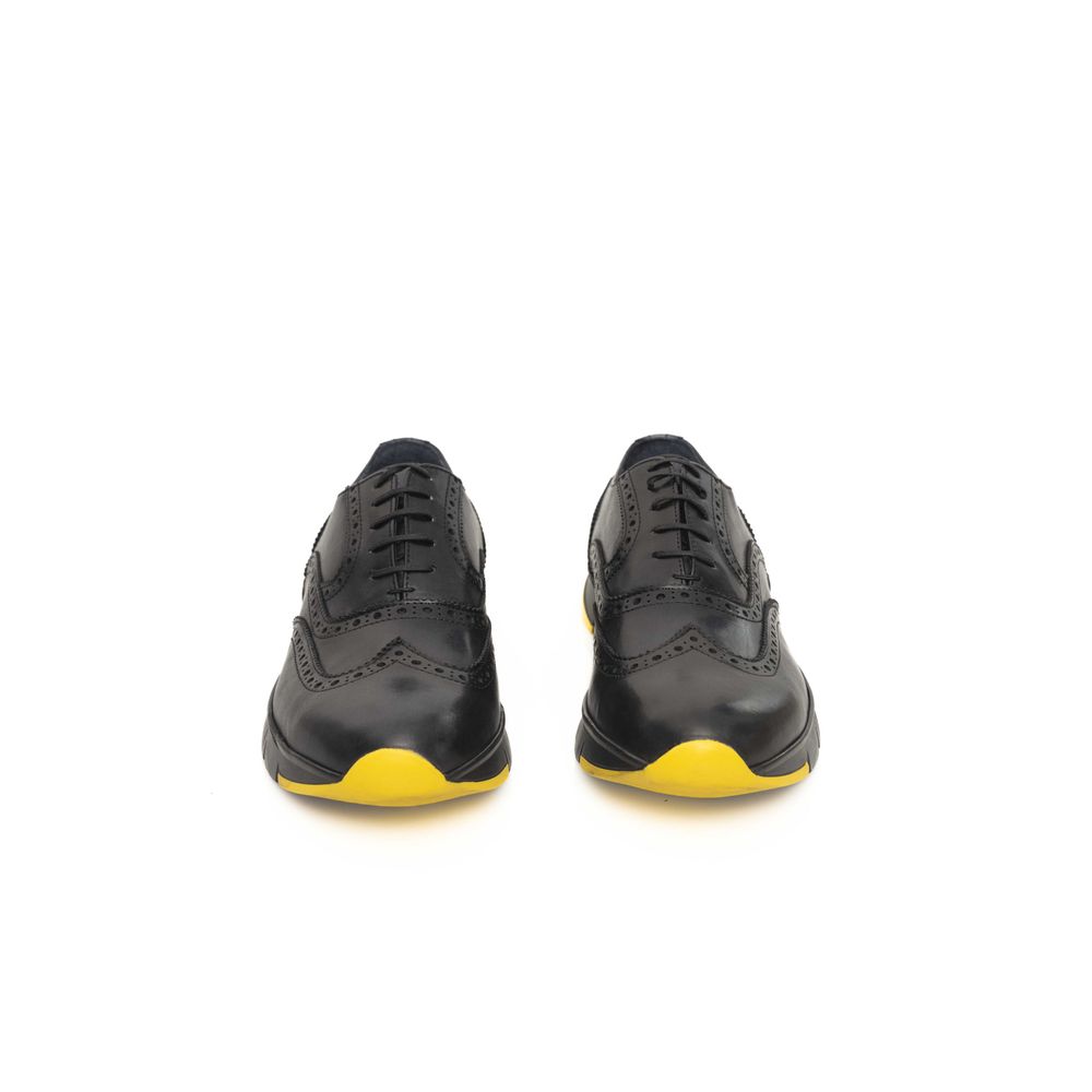 Cerruti 1881 Gray Cowhide Men's Oxford Shoe Cerruti 1881