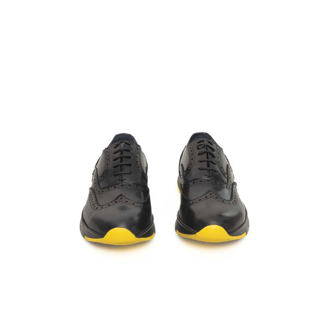 Cerruti 1881 Gray Cowhide Men's Oxford Shoe Cerruti 1881