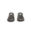 Cerruti 1881 Black Leather Men Sandal Cerruti 1881