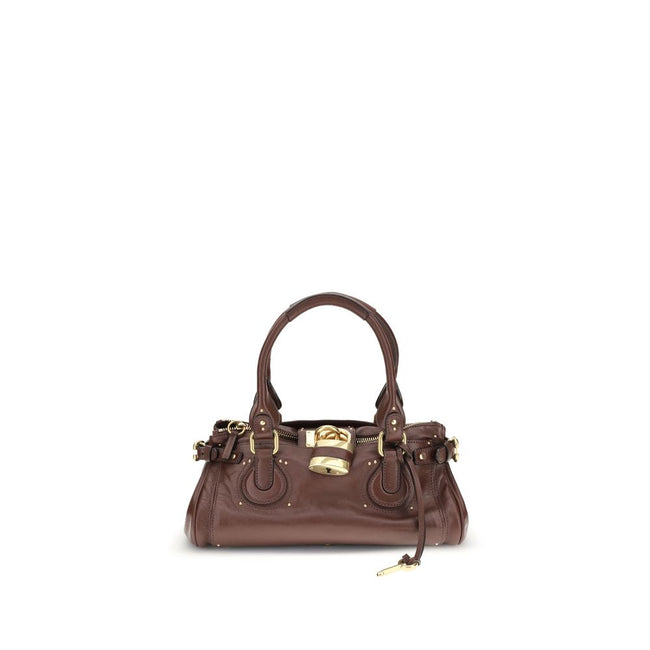 Chloé Bordeaux Buffalo Leather Shoulder Bag Chloé