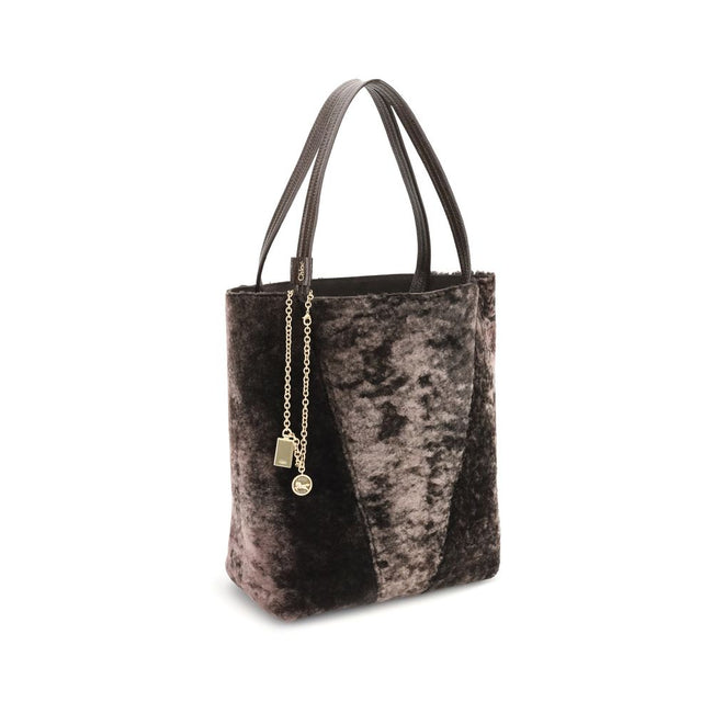 Chloé Spin Shearling Tote Bag Chloé