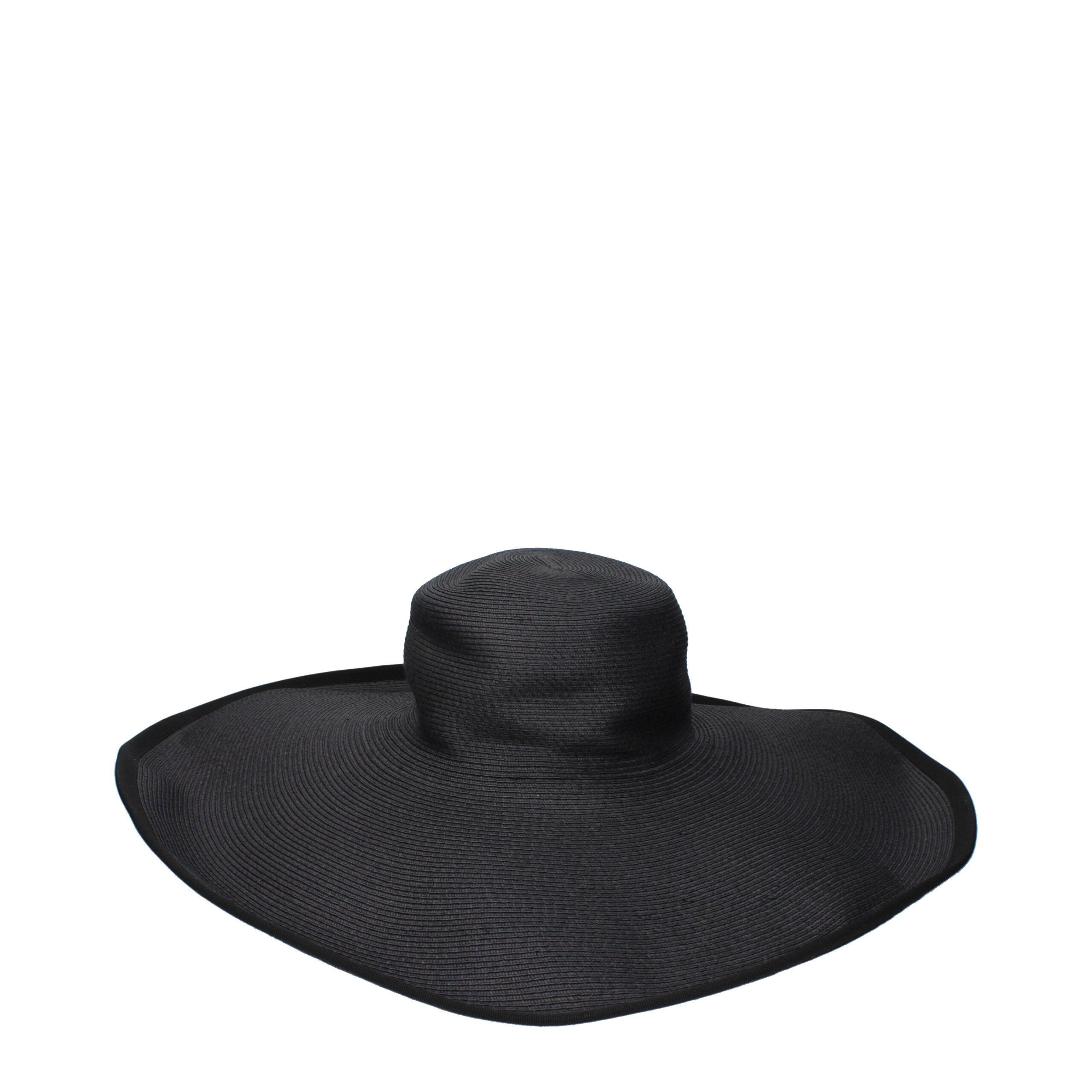 Max Mara Black Paper Sunhats Max Mara