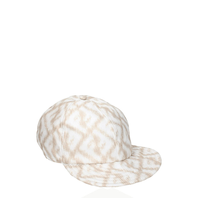 Fendi Beige Silk Caps (Baseball Hat) Fendi